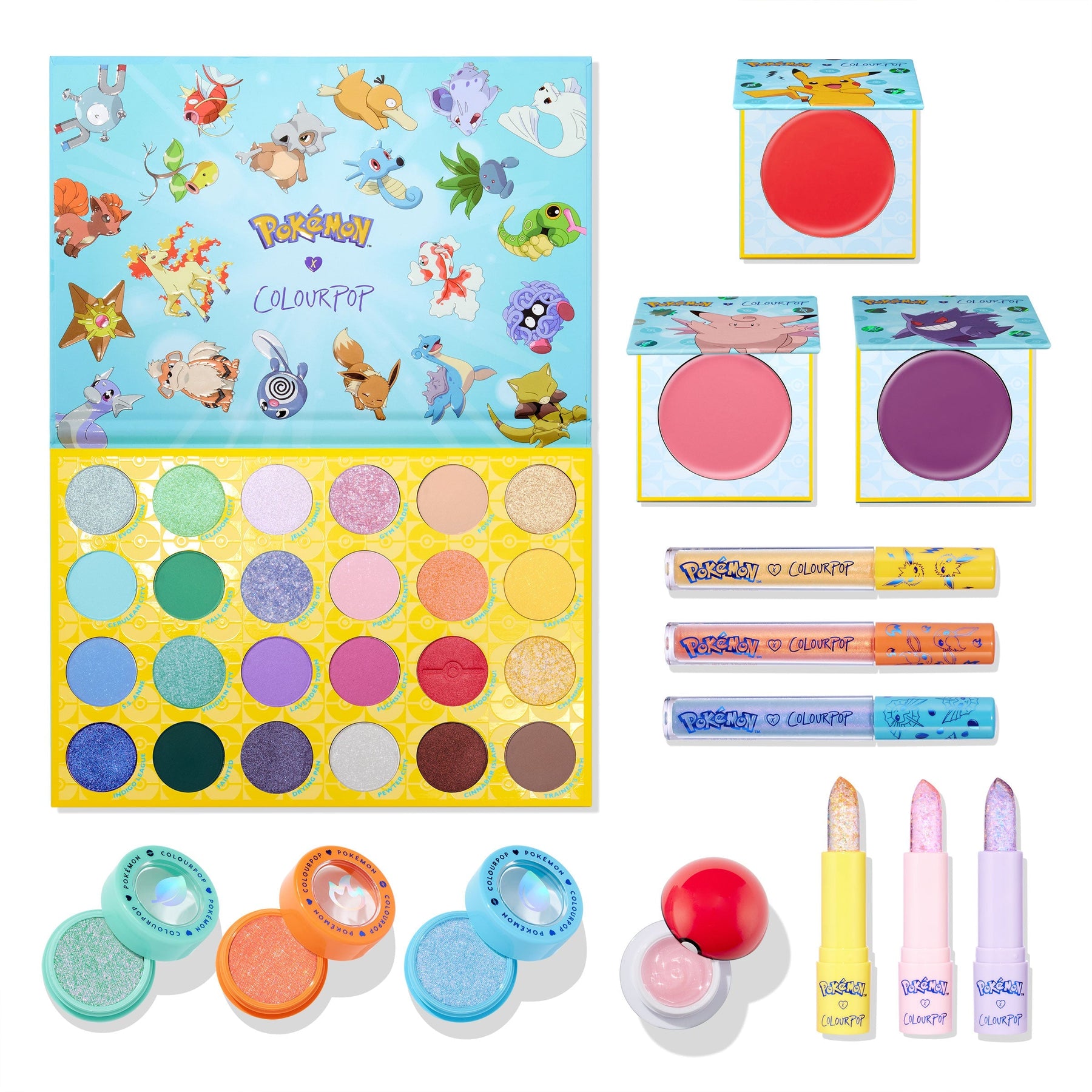 Pokémon x ColourPop Collection - Clean Bundle