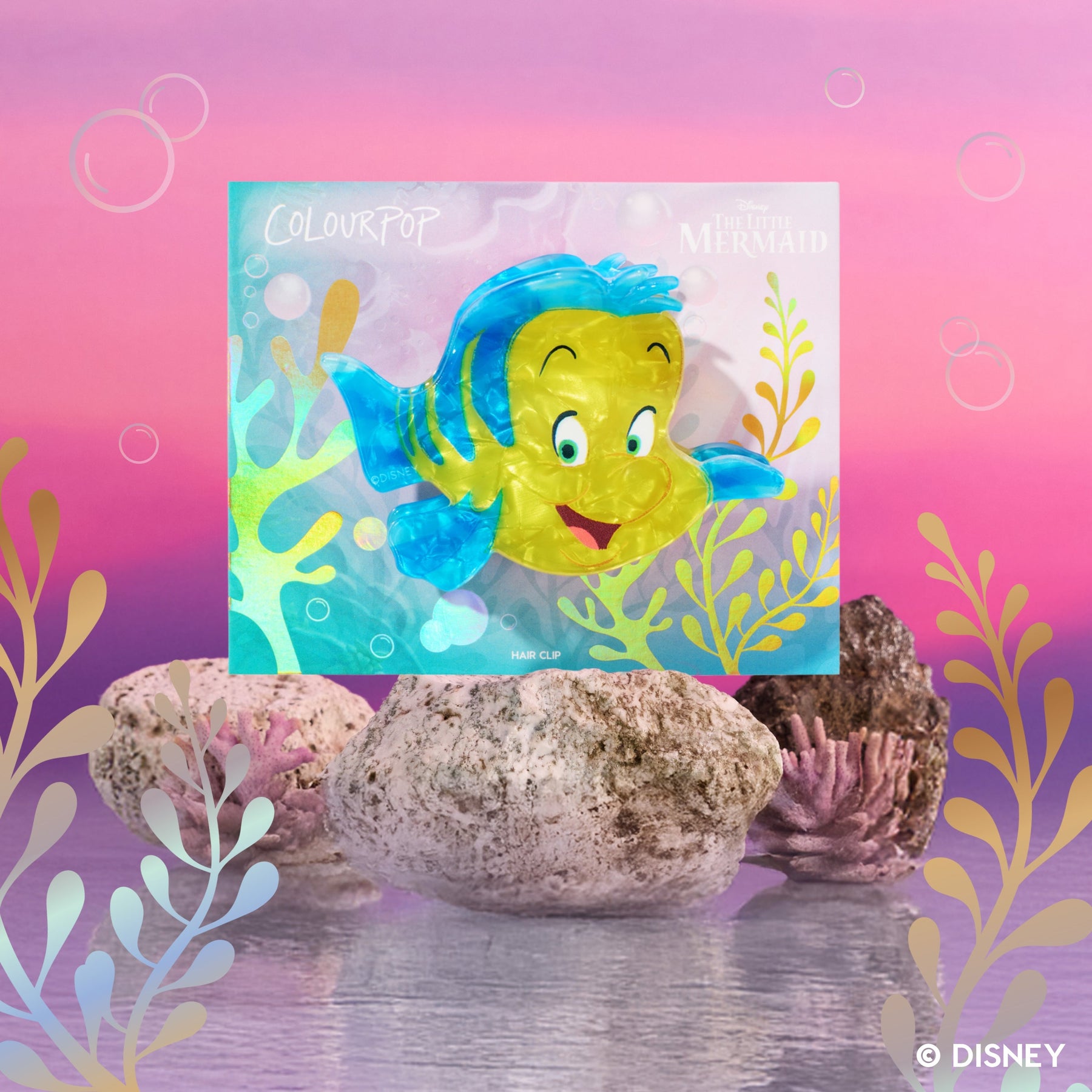 Flounder Hair Clip - Soft Glam